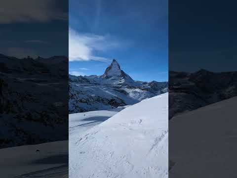 🇨🇭マッターホルン見ながら滑ってみた🏂