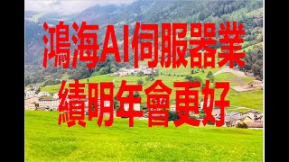 12月27日！鴻海AI伺服器業績明年會更好！