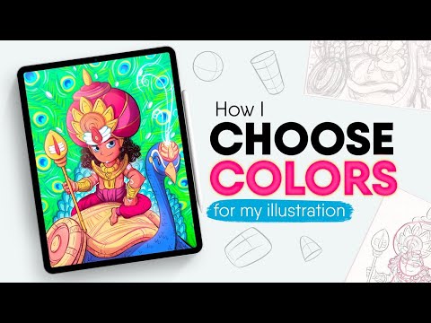 How to Choose COLOURS for your Illustrations✏️