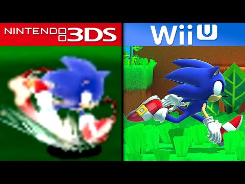 Sonic Lost World (2013) Nintendo 3DS vs Wii U | Full Graphics Comparison