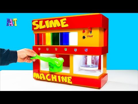 diy how to make a slime machine! how to make a slime with one finger