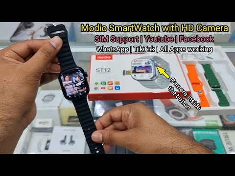 Modio Android+Camera Smart Watch Unboxing, Specification's & Full Review