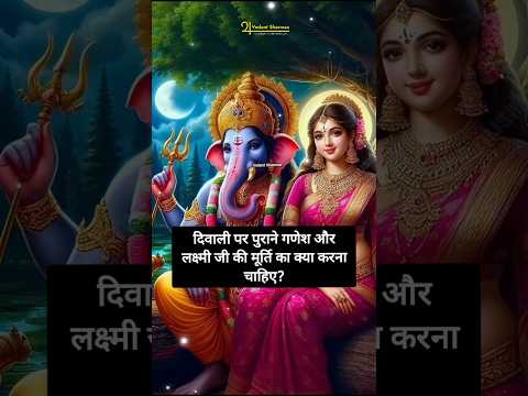 दिवाली पर पुराने गणेश और लक्ष्मी जी की मूर्ति का क्या करना चाहिए? #ganesh #lakshmi #idol #diwali