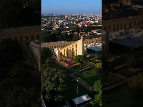 Aerial shot of Jantar Mantar, JAIPUR #jantarmantar  #travelshorts