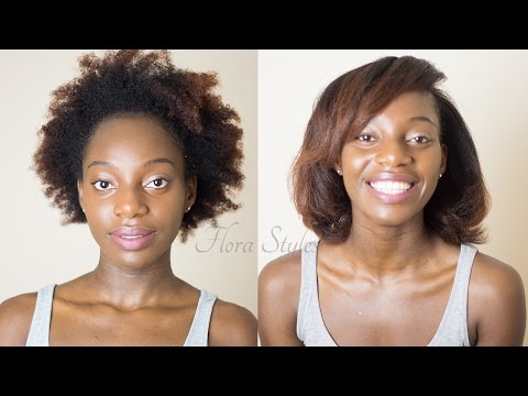 Silk Press / Blowout on Natural Hair