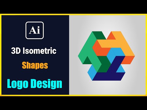 Make 3D Isometric Shape in Adobe Illustrator | Logo Design Tutorial