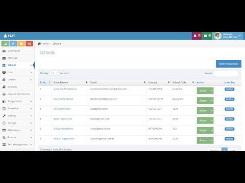 Multi School Management PHP Script