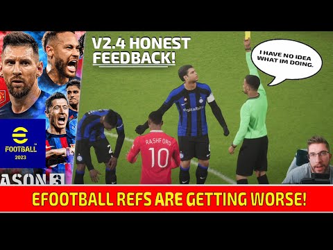 [TTB] MY HONEST TAKE ON V2.4 ON EFOOTBALL! - FIX YOUR REFS KONAMI, THEY ARE EMBARASSING! 💩