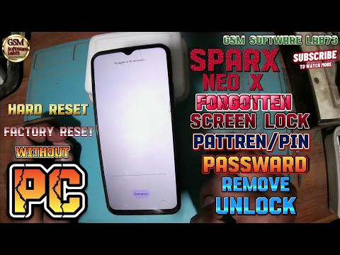 Sparx Neo X Hard Reset|Factory Reset|Android 13|Without PC|Sparx Neo X ka lock kaise tode