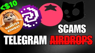 What's REALLY Going on with Telegram AIRDROPS? The Scams" #hamsterkombat #tomarket || $5 Giveaway