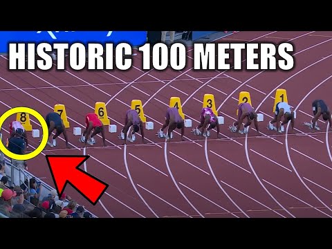 This Has Never Happened In 100 Meter History!