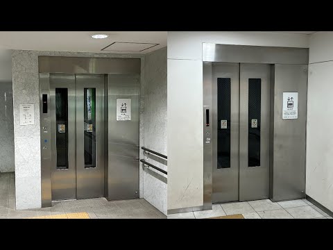 【意匠違い】JR博多駅 在来線連絡通路のエレベーター（日エレ製）