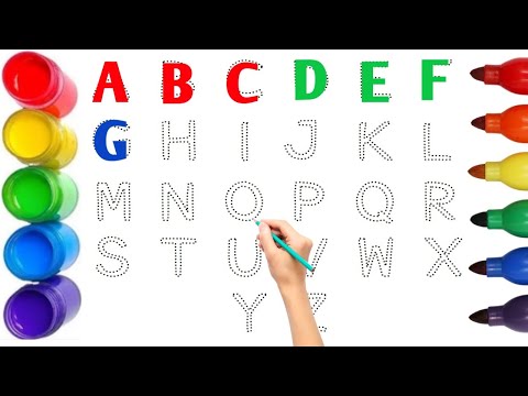 Live Stream, A To Z, 123, Kids Rhymes, Collection For Writing Along Dotted Lines For Toddler 05