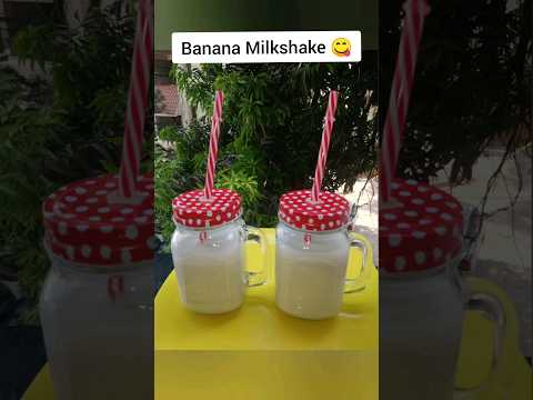 Summer Special Banana Milkshake Recipe 🍹🤩 🍌 #banana #milkshake #viral #trending #easyrecipe #quick