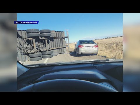 Driver reports dodging flying lumber during high winds in Colorado