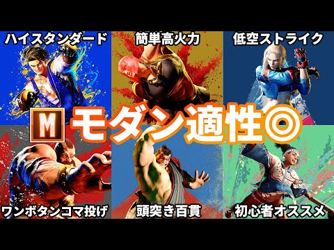 【ストリートファイター6】初心者にオススメ！ モダン操作と相性が良いキャラクター6選【モダン適性◎】