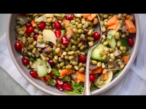 Fuel Your Day with Green Power: Mung Bean Salad Bliss! 🌱🥗💪