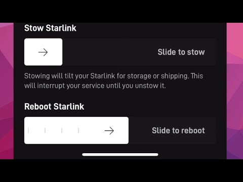 How to Reboot Starlink