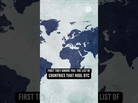 List of Countries With BTC Holdings