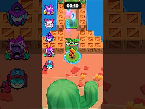 Which Brawler Can Pass Most Tiles In 10 Sec !? #brawlstars #shorts