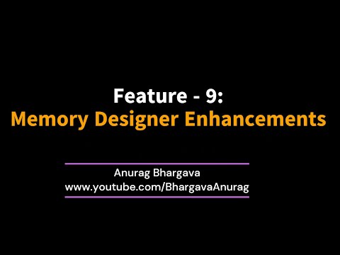 ADS2023 Top10 - Feature 9: Memory Designer Enhancements