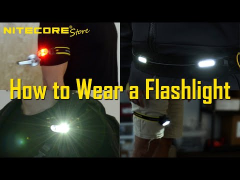 Nitecore Store's 5 Ways to Wear a Flashlight (mostly headlamps)