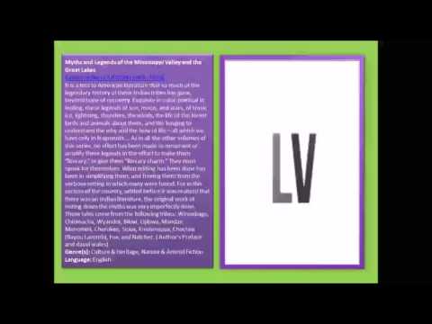 Myths and Legends of the Mississippi Valley and the Great Lakes