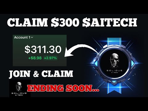 Claim Free $300 Solidus $AITECH Token | Solidus AITECH Claim