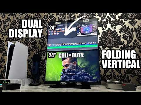 Game Changing, Best Dual Display Vertical Folding Monitors - MUST SEE!