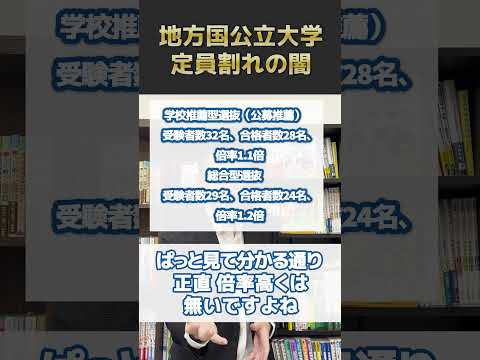 地方国公立大学定員割れの闇