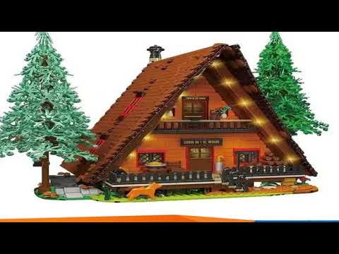 Creative Expert MOC Cabin in The Woods Forest House Wooden House Model 3398PCS B