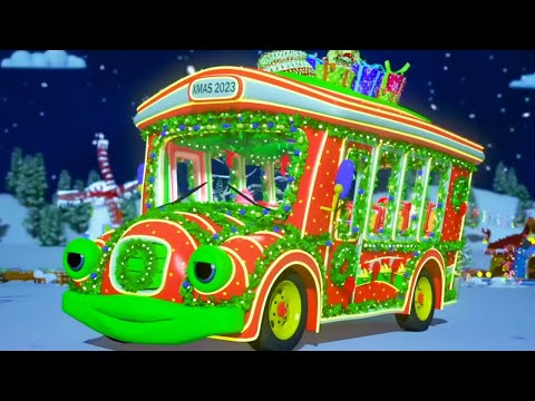 LIVE Christmas Wheels on the Bus - Xmas Songs & More Nursery Rhymes for Babies