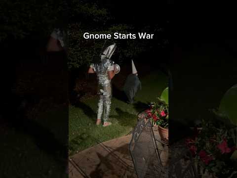 Gnome starts war! (Season 0) #trending #funny #gnome #gnomes #knight #caines