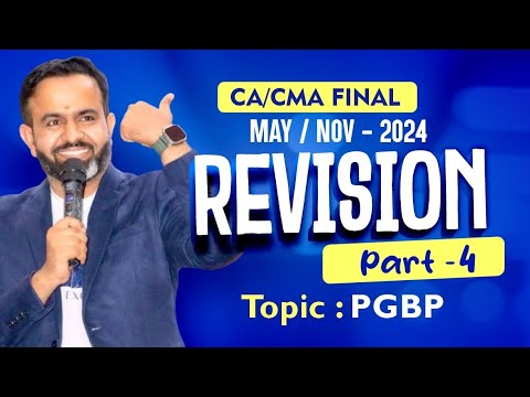 Revision | Final DT MAY/NOV-24 | PGBP | PART - 4