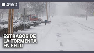 Tormenta invernal en EEUU: seis personas han muerto y más de 220,000 hogares no tienen electricidad