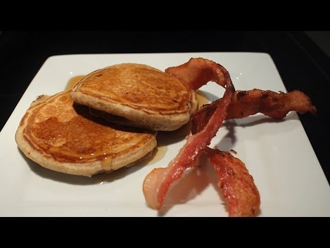 Awesome Whole Wheat Pancakes w Blueberries