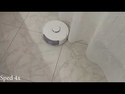 SwitchBot K10+ Mini Robot Vacuum Cleaner - The navigation and the object avoidance test.