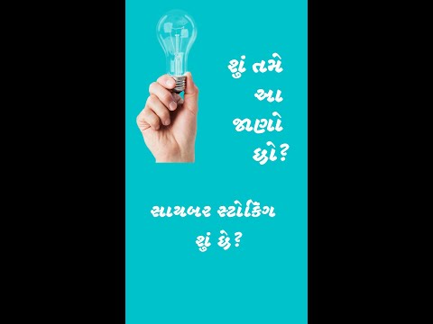 શું તમે આ જાણો છો ? -  સાયબર સ્ટોકિંગ  શું છે ?    ( Cyber Stalking )