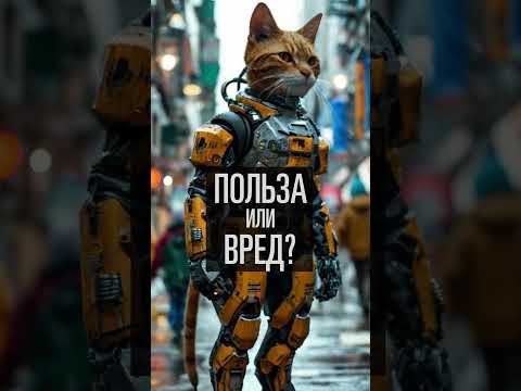 Нейросеть - зло или добро? 🤔😺 #опрос #жизнь #нейросеть #кот