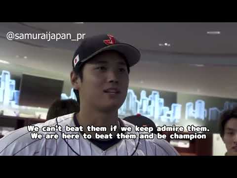 Translated in English  "Stop admiring them" Impressive speech by Ohtani before WBC win over USA