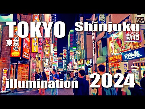 新宿 / Night walk in Shinjuku, Tokyo, Japan, Relaxing Ambient ( November 27, 2024 )