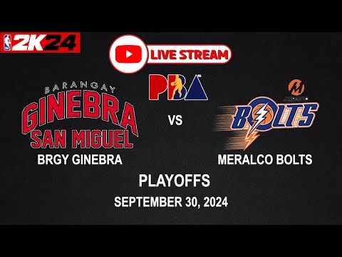 LIVE NOW! BRGY GINEBRA vs MERALCO BOLTS | PBA SEASON 49 | September 30, 2024 | CPU vs CPU