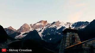 A Special Status Of Mahadev Ji ||  A Status Of Kedarnath Temple ||