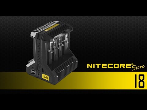 NITECORE i8 Intellicharger 8-Slot Universal Battery Charger for 18650, 16340, 26650, 14500 and more