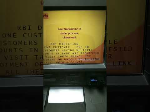 How to withdraw money in Punjab National Bank atm machine....