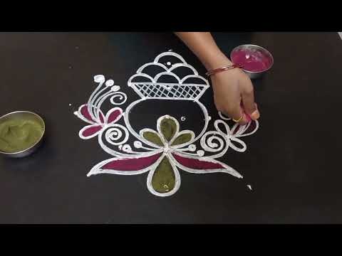 Sankranti muggulu🌺🌺🌺Bhogi kolam, Bhogi kundalu,Bhogi rangoli designs.