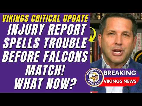 💥🔥 BOMBSHELL! VIKINGS FACE MAJOR SETBACKS AS STAR PLAYERS MISS FALCONS GAME! MINNESOTA VIKINGS NEWS