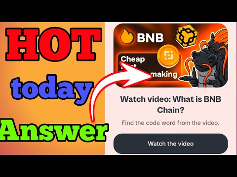 Hot wallet today new answer|hot wallet code what is BNB Chain?| Hot wallet New task answers today