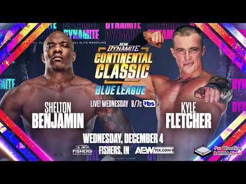 THE GOW TALK SHELTON BENJAMIN VS KYLE FLETCHER ON DYNAMITE !