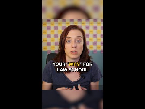 Your Why for Law School